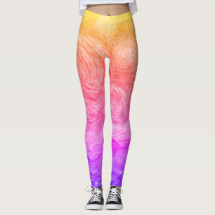 Stjärnnatten på eld leggings