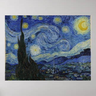 Stjärnnatten - Van Gogh (1888) Poster