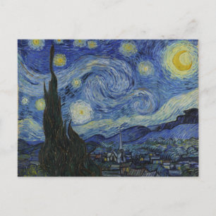 Stjärnnatten - Van Gogh (1888) Vykort
