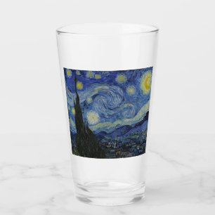 Stjärnnatten (Vincent van Gogh) (Berömd Art) Glaskopp