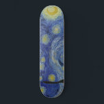 Stjärnnatten (Vincent van Gogh) (Berömd Art) Mini Skateboard Bräda 18,5 Cm<br><div class="desc">Den här utformningen har en berömd som målas av den nederländske postimpressionisten Vincent van Gogh (1853-1890). Det skildrar synen från det öster-vända fönstret på hans asylrum på Saint-Rémy-de-Provence alldeles före soluppgången. van Gogh lade också till en imaginär by på scenen. "Starry Natt" är en av de mest kända målningarna i...</div>