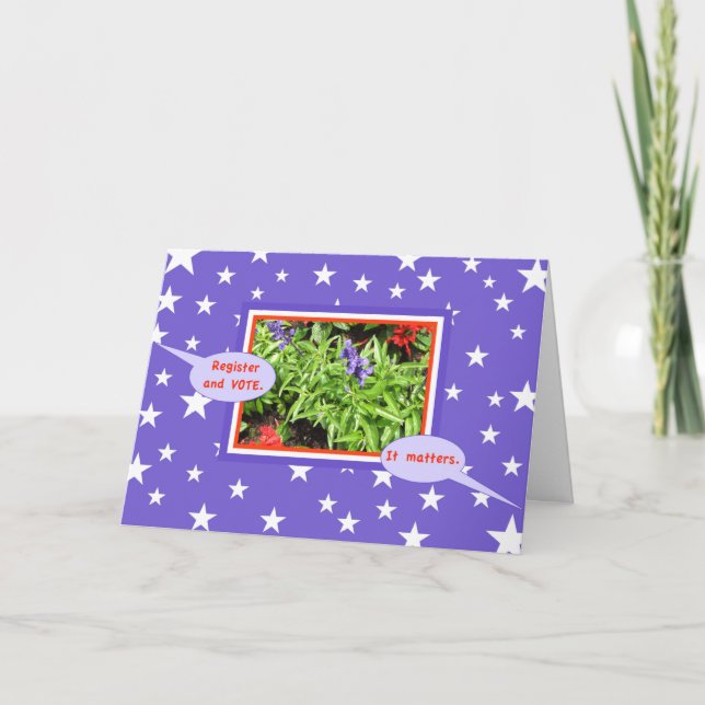 Stjärnor 2 OMRT Blankt anpassat hälsningskort Kort (Framsida)