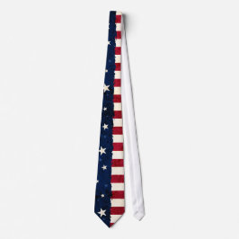 Stjärnor & Americana patriotisk stilUSA flagga för Slips