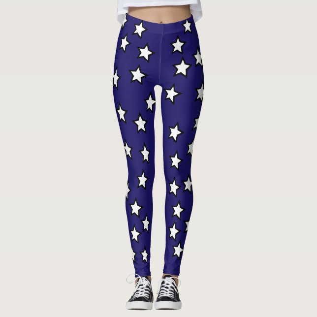 Stjärnor är in! DAMASKER Leggings (Framsida)