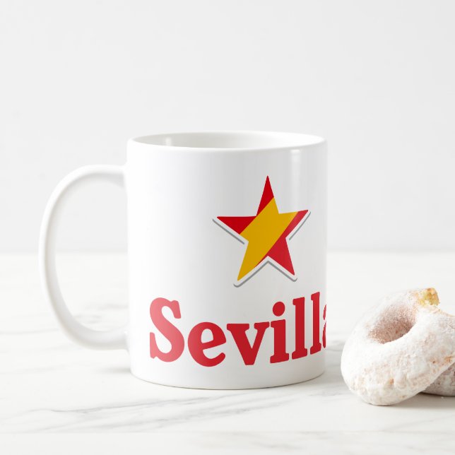 Stjärnor av Spanien – Sevilla Kaffemugg (Med munk)