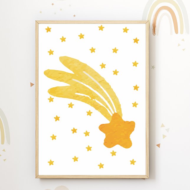Stjärnor Barn Kvardröjsel Dekoration Nursery Affis Poster (Skapare uppladdad)