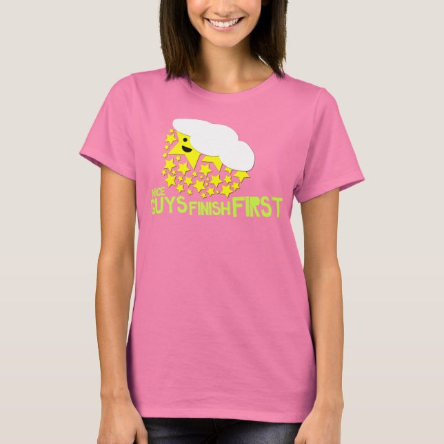 stjärnor faller från himlar dam t shirt (Framsida)