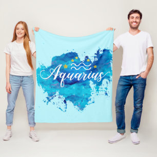Stjärnor för guld för vattenfärg för fleecefilt