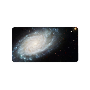 Stjärnor för tryck för galax för galaxAndromed Adressetikett
