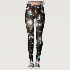 STJÄRNOR FÖR UTRYMME FÖR HUBBLE-TELESKOP DJUPA LEGGINGS