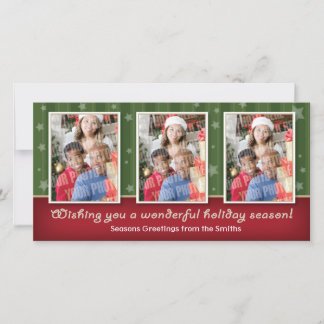 Stjärnor & fotokort för randar 3 julkort