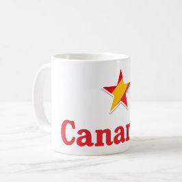 Stjärnor från Spanien – Kanarieöarna Kaffemugg