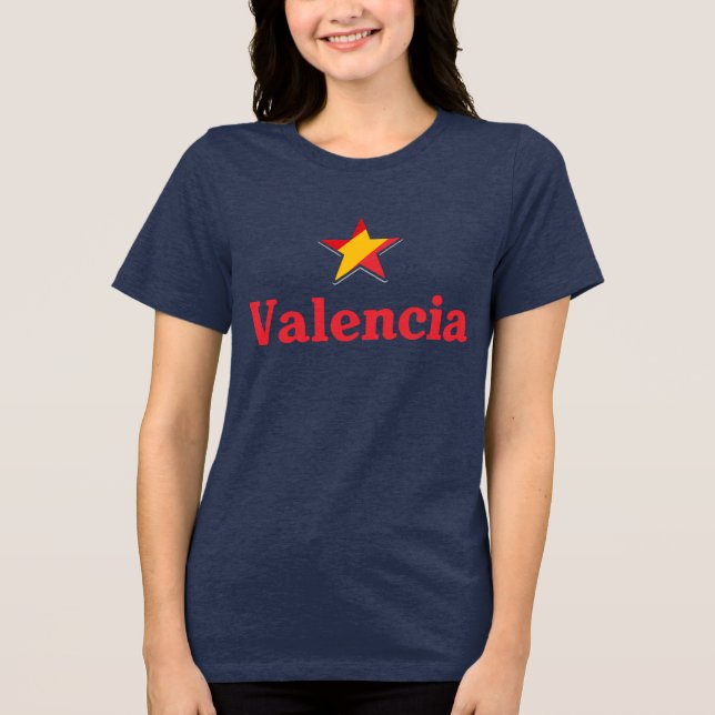 Stjärnor från Spanien – Valencia T Shirt (Framsida)