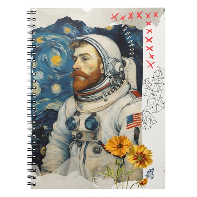 Stjärnor gör mig till Dream Notebook Journal Anteckningsbok (Framsidan)