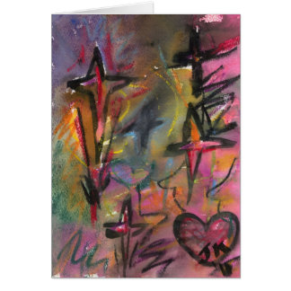 Stjärnor Hälsningskort