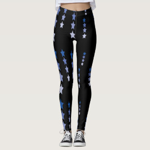 Stjärnor i blått leggings