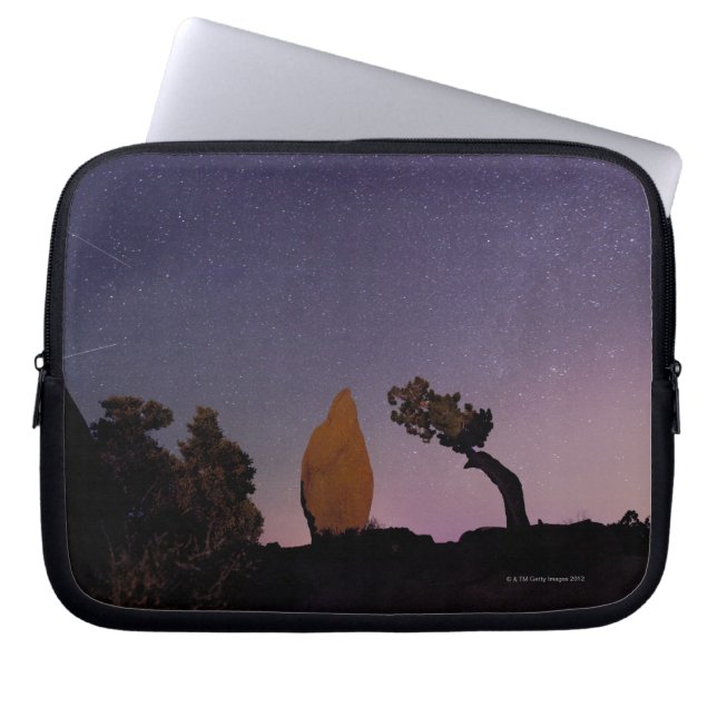 Stjärnor i himmel över öken 3 laptop sleeve (Framsidan)