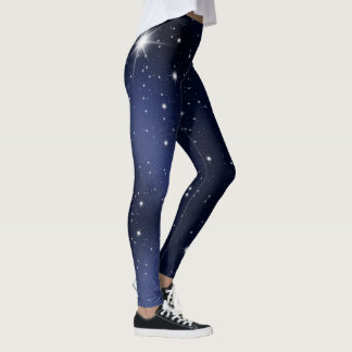 Stjärnor i nattbalkar leggings