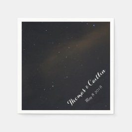 Stjärnor i Natten Himlar Pappersservett