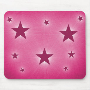 Stjärnor i Night Himlar Mousepad, Magenta Musmatta