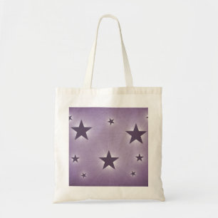 Stjärnor i Night Himlar Tote Bag, Lila Tygkasse