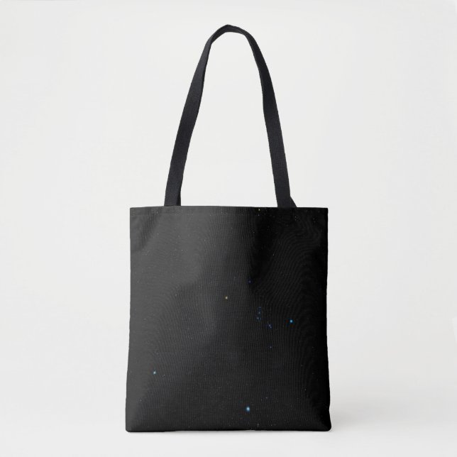 Stjärnor i Night Himmel Tote Bag Tygkasse (Framsida)