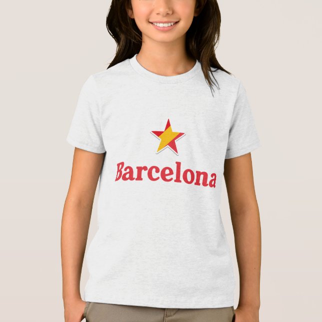 Stjärnor i Spanien – Barcelona T Shirt (Framsida)