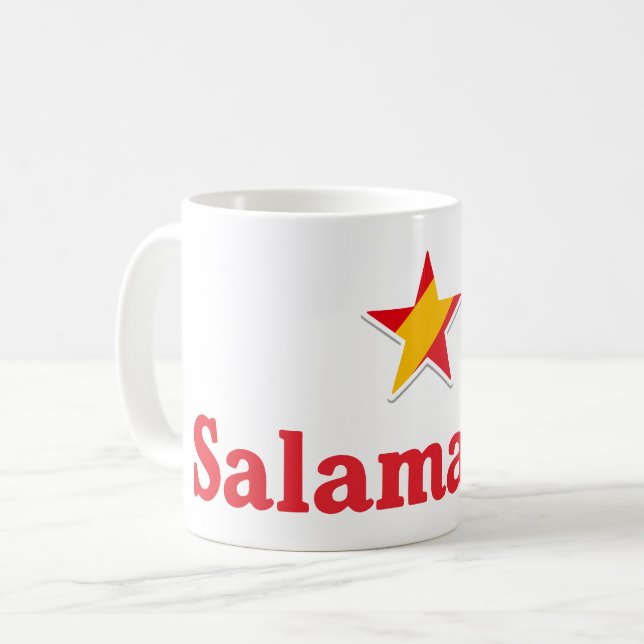 Stjärnor i Spanien - Salamanca Kaffemugg (Framsida vänster)