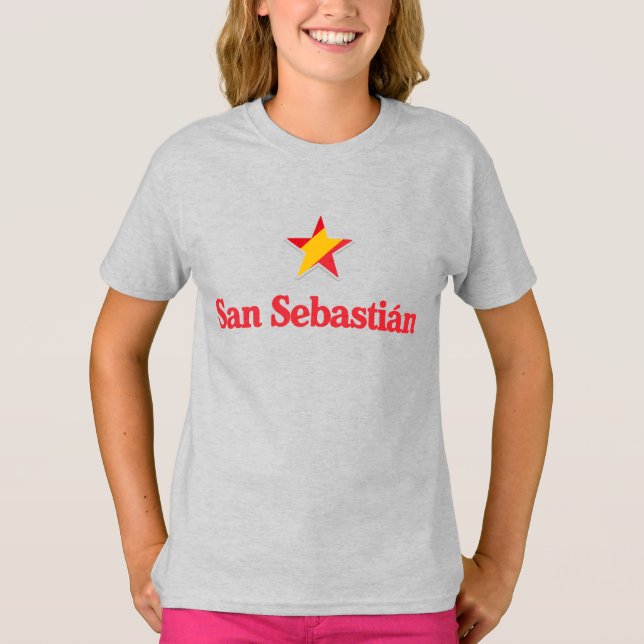 Stjärnor i Spanien – San Sebastian T Shirt (Framsida)