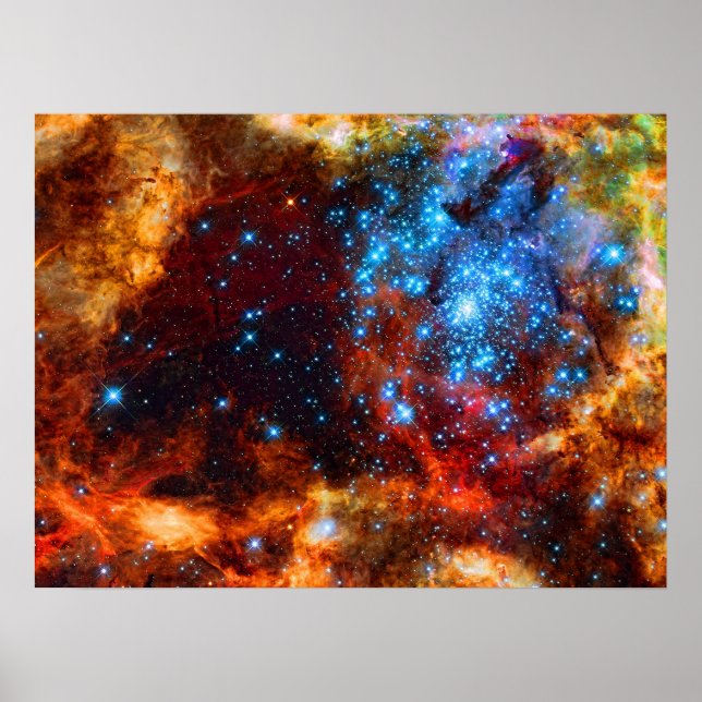 Stjärnor i Tarantelnebulosan Poster (Framsidan)
