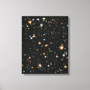 Stjärnor i utrymme - Hubble Ultra djupt fält Canvastryck