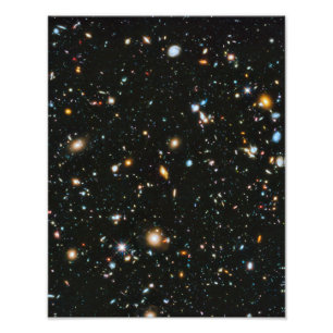 Stjärnor i utrymme - Hubble Ultra djupt fält Fototryck