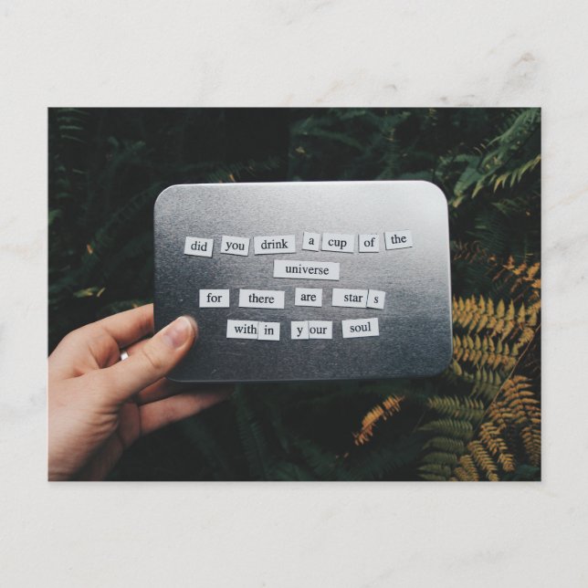 Stjärnor inom ditt eget vykort (Framsida)