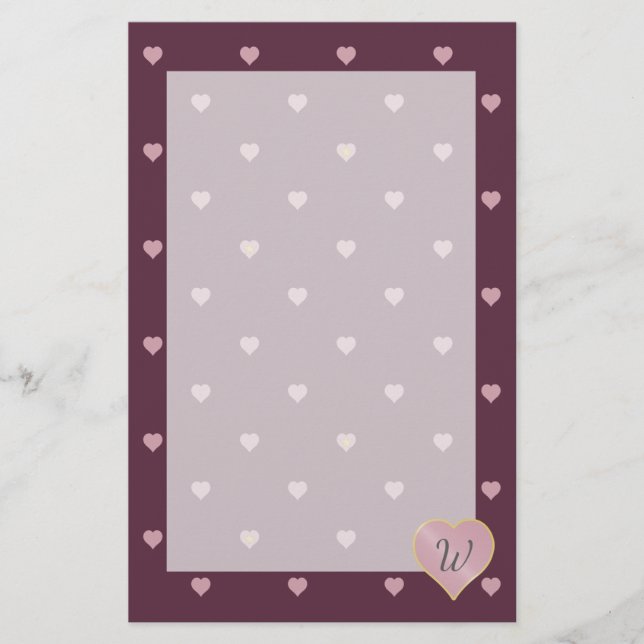 Stjärnor inom hörn på portsförråd brevpapper (Framsida)