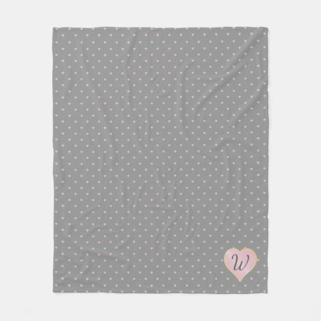 Stjärnor inom hörseln på Grått Fleece Blanket (Framsidan)
