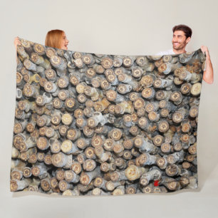 Stjärnor längs Rio Grande Cotton Wood Träd Talki Fleecefilt