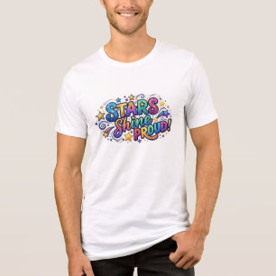 Stjärnor Lyser Stolt T Shirt