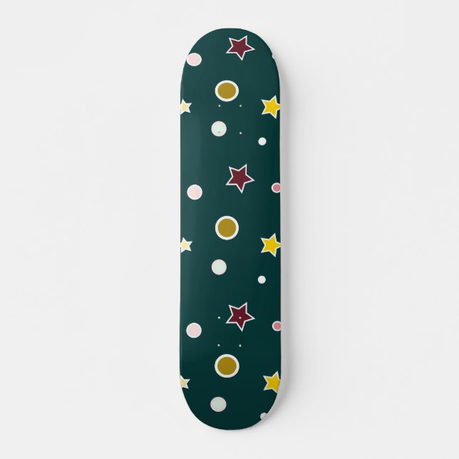 Stjärnor Mini Skateboard Bräda 18,7 Cm (Framsida)