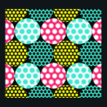 Stjärnor och cirklar, multifärgad pop mönster. poster<br><div class="desc">Stjärnorna cirklar sömlöst mönster i multifärgad högdagrar på svarta flerfärgade stjärnor och cirklar dansar på en svart duk i detta vibrerande mönster. Multifärgade stjärnor och cirklar hamnar mot en svart bakgrund. Bakgrund, mönster, abstrakt, struktur, dekoration, papper, mode, ram, vit, stjärnor, svarta, sömlösa, blå, röd, ornament, fantasi, former, gult, cirklar, textilier...</div>