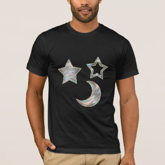 Stjärnor och Måne Manar-Shirt T Shirt