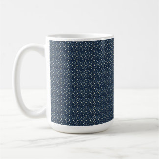 Stjärnor och månmönster kaffemugg