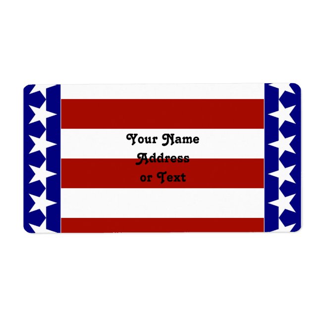 Stjärnor och Rand av rödvit och blå Fraktsedel (Framsidan)