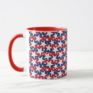 Stjärnor och ränder mugg