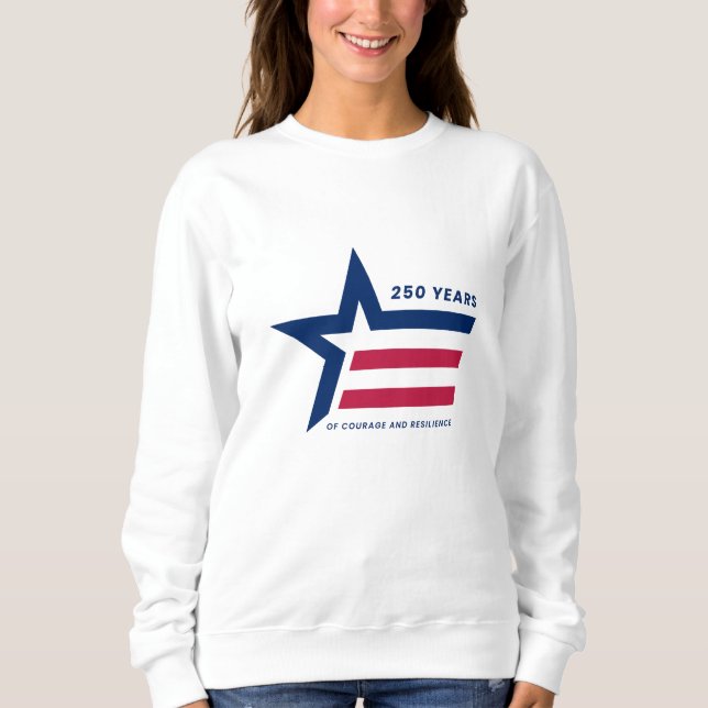 Stjärnor och ränder t shirt (Framsida)