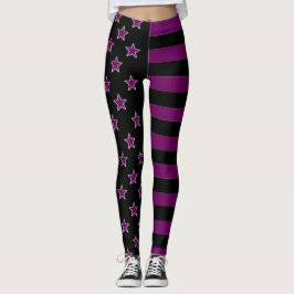 Stjärnor Och Randiga Leggings