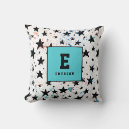 stjärnor och rymdastronomi roligt mönster kudde