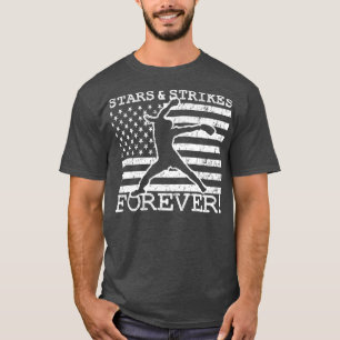 Stjärnor och Strejkor för fastklämning T Shirt