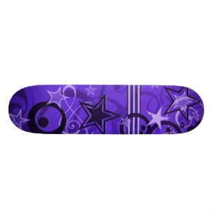 stjärnor och virvlar runt skateboard bräda 21,5 cm