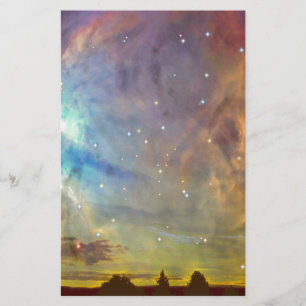 Stjärnor över Orion Brevpapper
