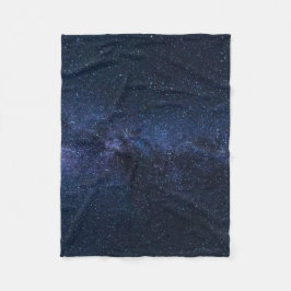 Stjärnor på Milky Way Fleecefilt
